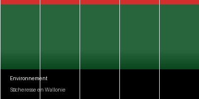Sécheresse en Wallonie